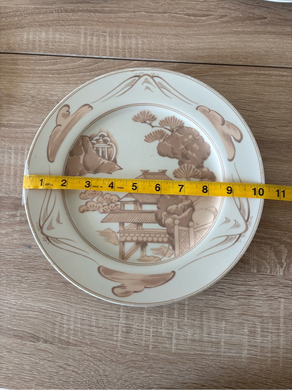 Georges Briard Chinese Village Vintage Dinner Plates Set of 6 10” - Picture 7 of 7